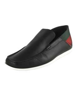 Gucci Mens Leather Boat Shoes  Overstock