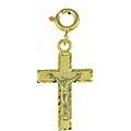 14k two tone gold crucifix charm today $ 84 99 5 0 1 