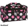 Rockland Bel Air Multi Pink Polka Dot 19 inch Duffel Bag 