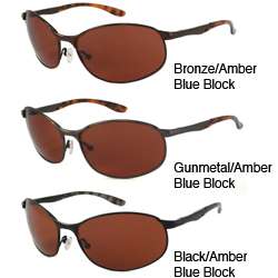 Alta Vision Blue Blocker Flex Mens Unisex Rectangular Sunglasses 