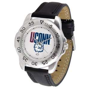   Huskies NCAA Sport Mens Watch (Leather Band): Sports & Outdoors