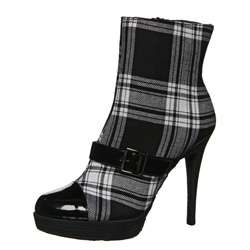 Harajuku Lovers Womens Ascona Plaid Ankle Boots  Overstock