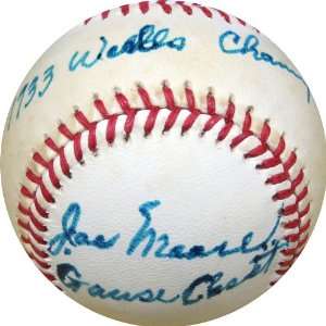 Joe Moore Gause Ghost 1933 World Champs Autographed 