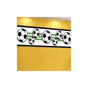  Soccer wall borders  kids wall decals