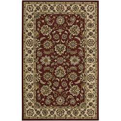 Hand tufted India House Red Wool Rug (8 x 106)  Overstock