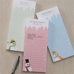   Magnetic Notepad Set   Holiday Checklist