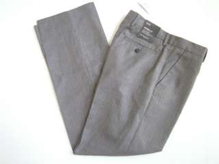 BANANA REPUBLIC Gray Herringbone Modern Fit Pants Size 33  38 Waist 