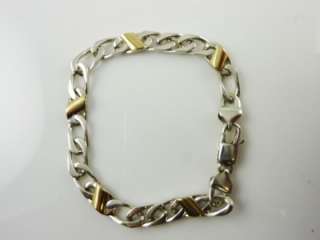   Tiffany & Co 18K Yellow Gold Sterling Silver 925 Link Bracelet  