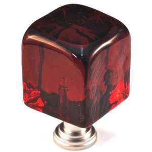  Cal Crystal   Large Red Cube Knob (Cal Artx Clr Sn): Home 
