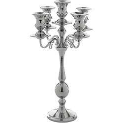 Formal Banquet Series 5 arm Nickelplated Candle Holder  