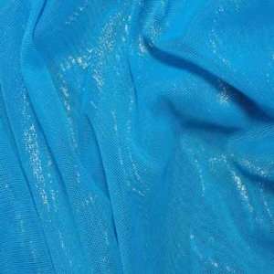  metallic stretch mesh fabric Turquoise: Home & Kitchen