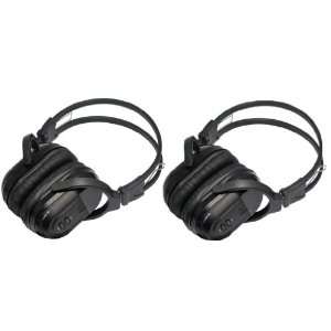   Head Phones for in Car TV Video Audio Listening 2 Channel Automotive