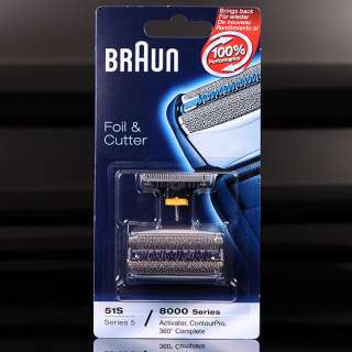 BRAUN 8000 Series 360 Complete Series 5 Foil&Cutter 51S  