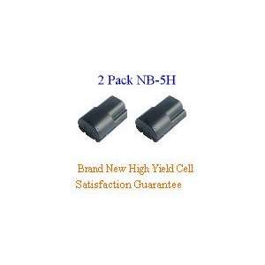  TwinPeaks 2 Pack Canon NB5H Brand New Equivalent 6V 800mAh 