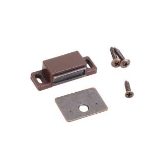 Cabinet Hardware Single Magnetic Catch Bronze 15lb  