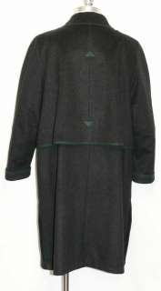 BLACK WOOL Women German Winter Dress Suit COAT 46 20 XL  