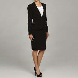 Calvin Klein Womens 2 button Jacket Skirt Suit  