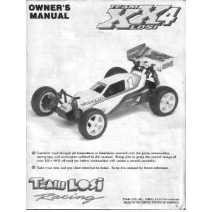   XX4 1/10th scale electric buggy instruction manual Team Losi Books