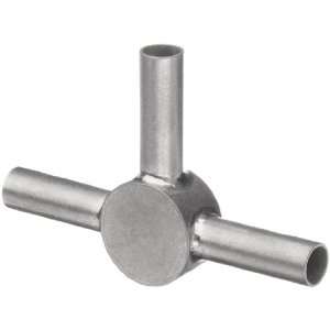 STC 06/3 Stainless Steel Hypodermic Tube Fitting, Tee, 6 Gauge:  