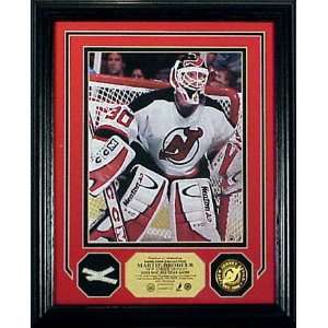 Martin Brodeur Game Used Net Photo Mint 