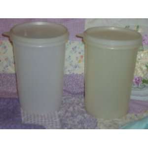  Tupperware Sheer Handolier Container 36 ounces x2 with Sheer Seals