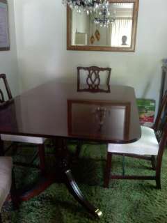 Kindel Furniture Company Dining Table with six chairs  