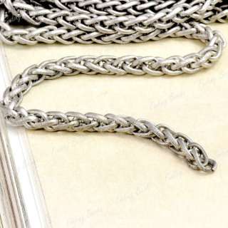 2M Iron Curb Antique Silver Unfinished Chains CH0116 1  