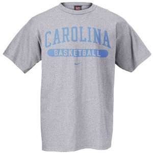 Nike North Carolina Tar Heels (UNC) Ash Basketball T shirt:  