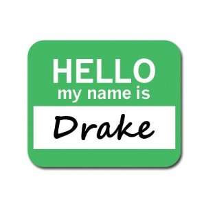  Drake Hello My Name Is Mousepad Mouse Pad