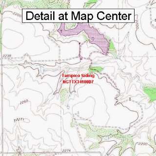  USGS Topographic Quadrangle Map   Tampico Siding, Texas 