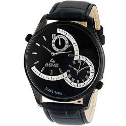 August Steiner Dual Time Mens Watch  Overstock