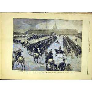  Funeral Clinchant Governor Paris Cortege Print 1881