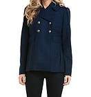 JUICY COUTURE~SMALL WOMENS HOLIDAY PEACOAT WOOL COAT JACKET~ $398 NAVY 