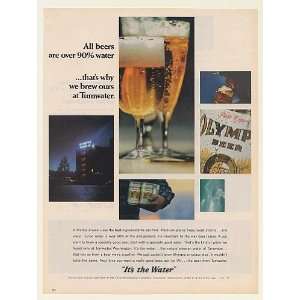 1967 Olympia Beer Brewery Brew at Tumwater WA Print Ad (49900)  