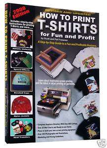 How To Screen Print T Shirts for Fun and Profit Book  