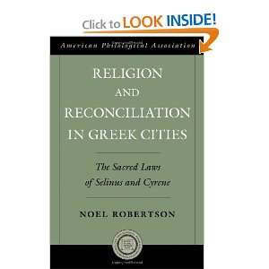  Religion and Reconciliation in Greek Cities The Sacred 