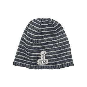NFL Super Bowl XLV Thin Grey Knit Hat One Size Fits All:  