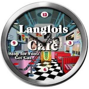  LANGLOIS 14 Inch Cafe Metal Clock Quartz Movement Kitchen 