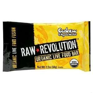   Raw Revolution 610073 Organic Bars Cashew and Agave