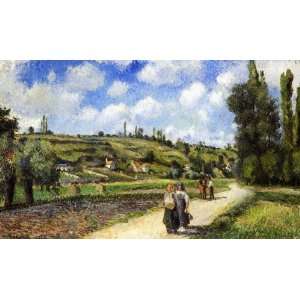  Oil Painting: Landscape near Pontoise, the Auvers Road 