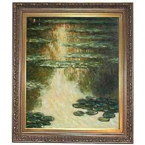  Monet Water Lilies Oil on Canvas: Home & Kitchen