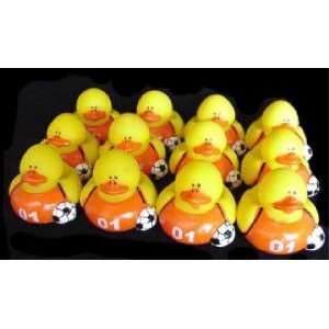   SOCCER Team Rubber Duckie Ducky Duck Party Favors