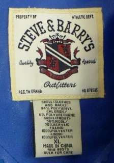 United States Naval Academy Steve & Barry’s Coat Letterman Jacket 