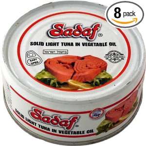 Sadaf Tuna In Vegetable Oil, 6 Ounce (Pack of 8)  Grocery 