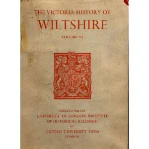   Wiltshire . Volume V1 . The Victoria History Of Wiltshire [Hardcover