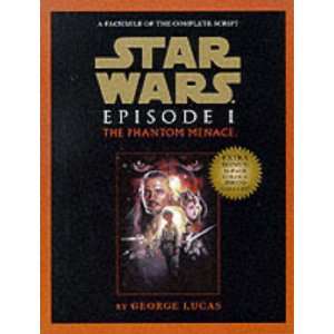   Star Wars Episode One   Facsimile Edition Script Book 