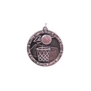  Shooting Star 1 3/4 Medal (Basketball Trophy ) Sports 