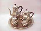 royal holland kmd pewter coffee tea set teapot creamer expedited