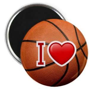 2.25 Magnet I Love Basketball 