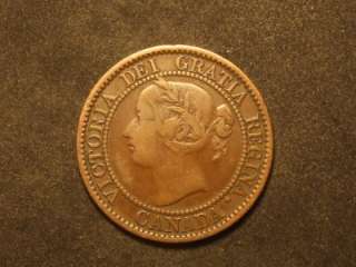 Better Grade 1859 Canadian Large Penny       FREE 1921 MORGAN 